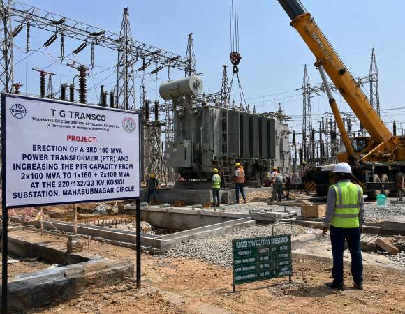 Kosigi Substation 220/132/33kV 3rd 160MVA PTR — SLN Innovative Infra Pvt Ltd